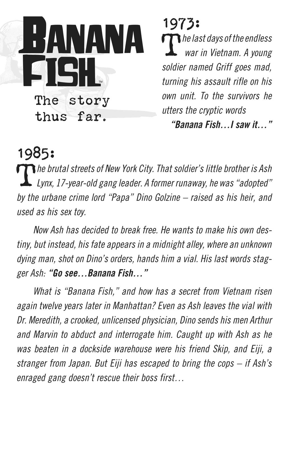 Read Banana Fish EN Manga Online