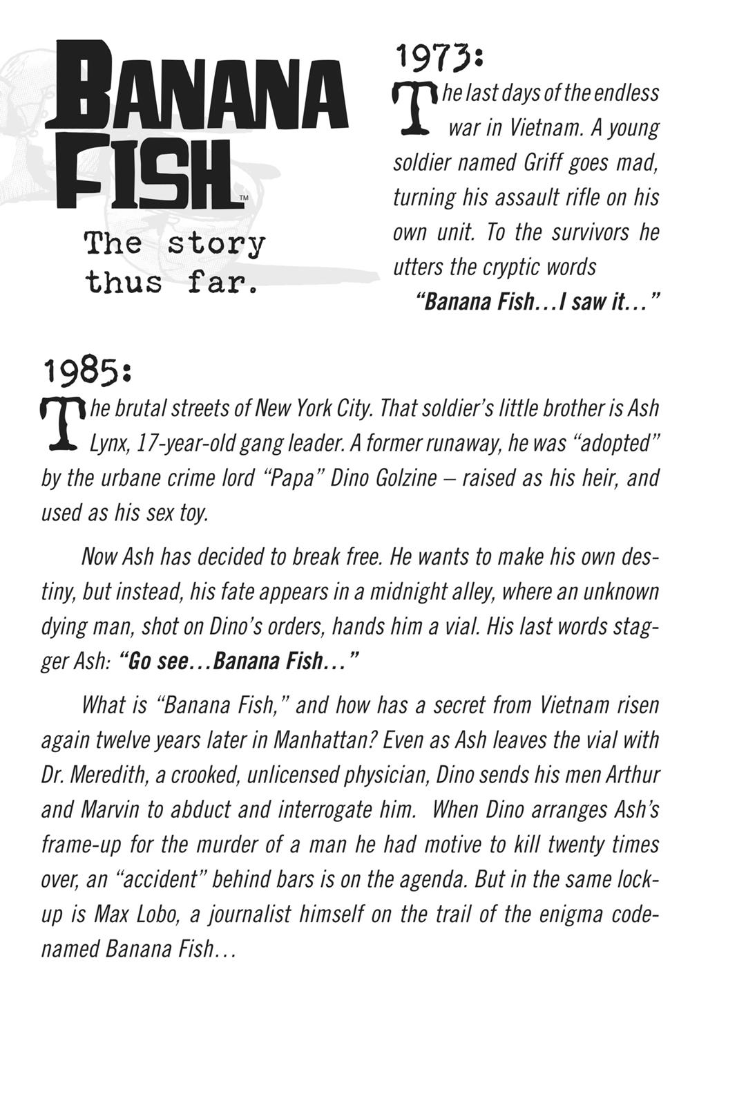 Read Banana Fish EN Manga Online