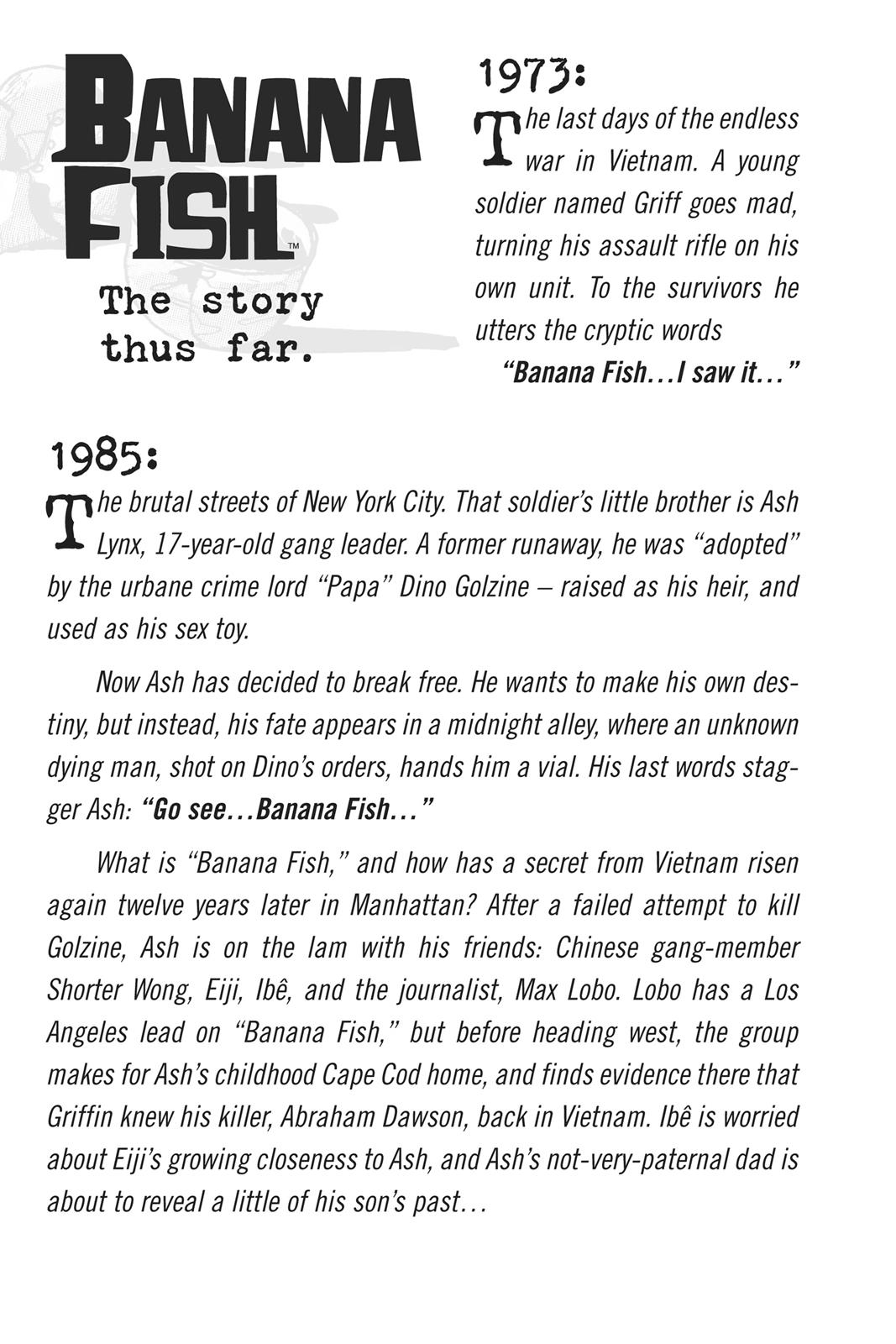 Read Banana Fish EN Manga Online