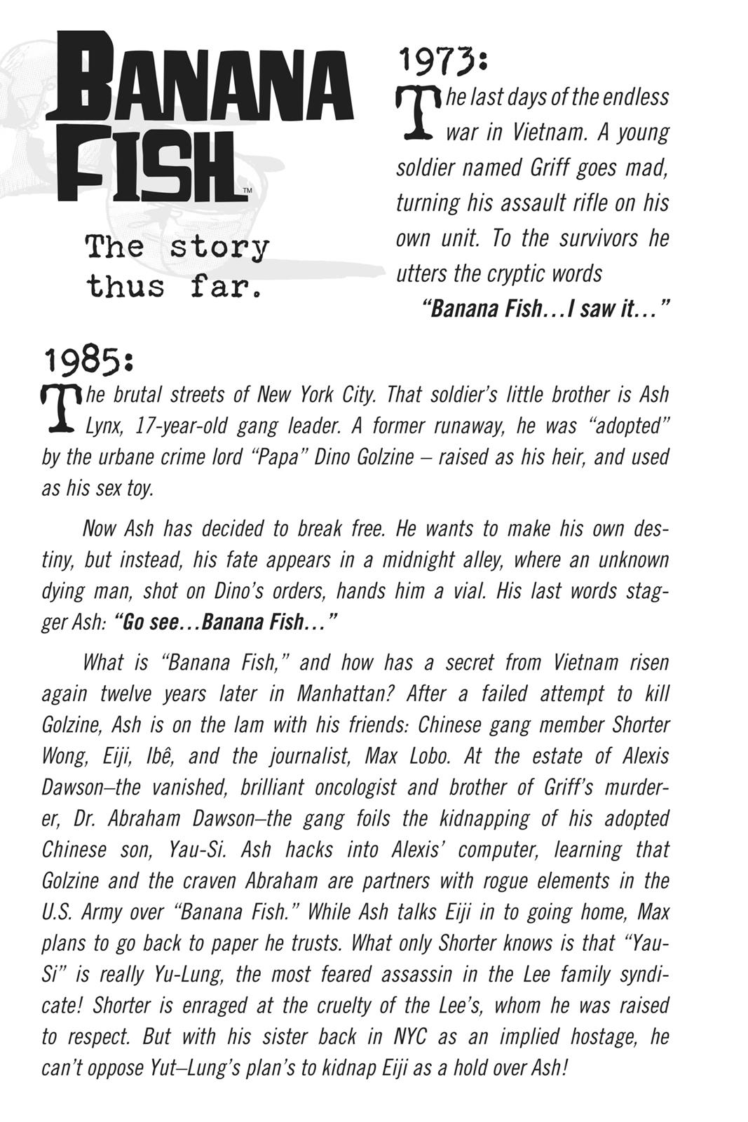 Read Banana Fish EN Manga Online