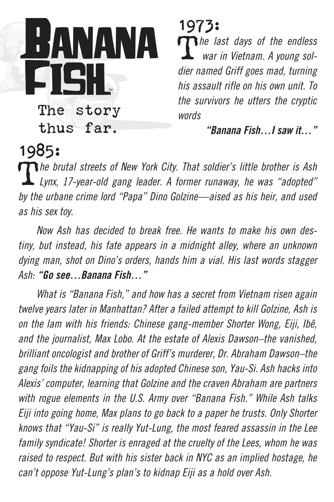 Read Banana Fish EN Manga Online