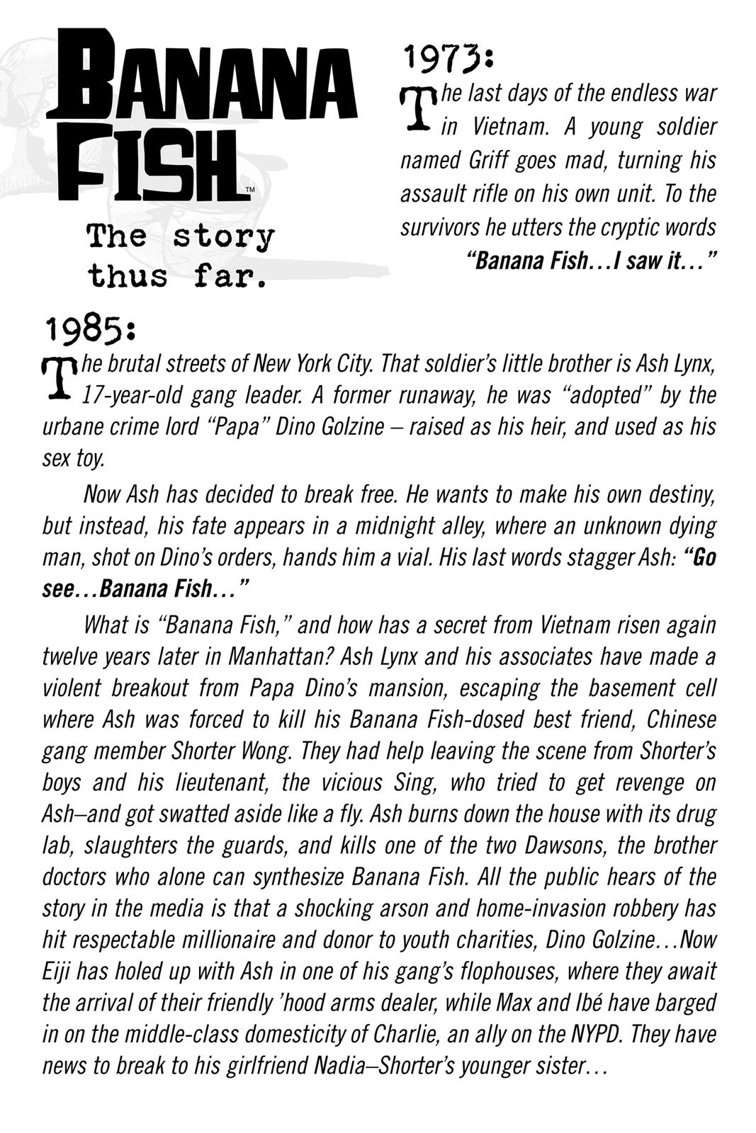 Read Banana Fish EN Manga Online