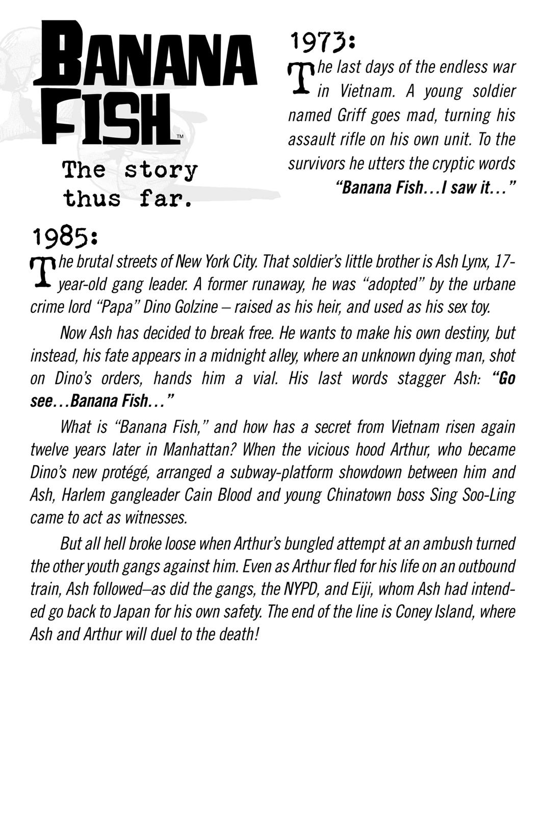 Read Banana Fish EN Manga Online