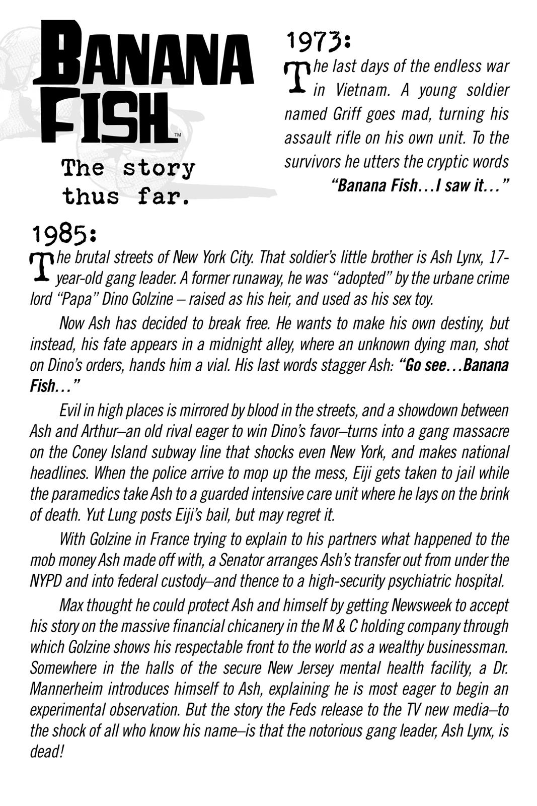 Read Banana Fish EN Manga Online