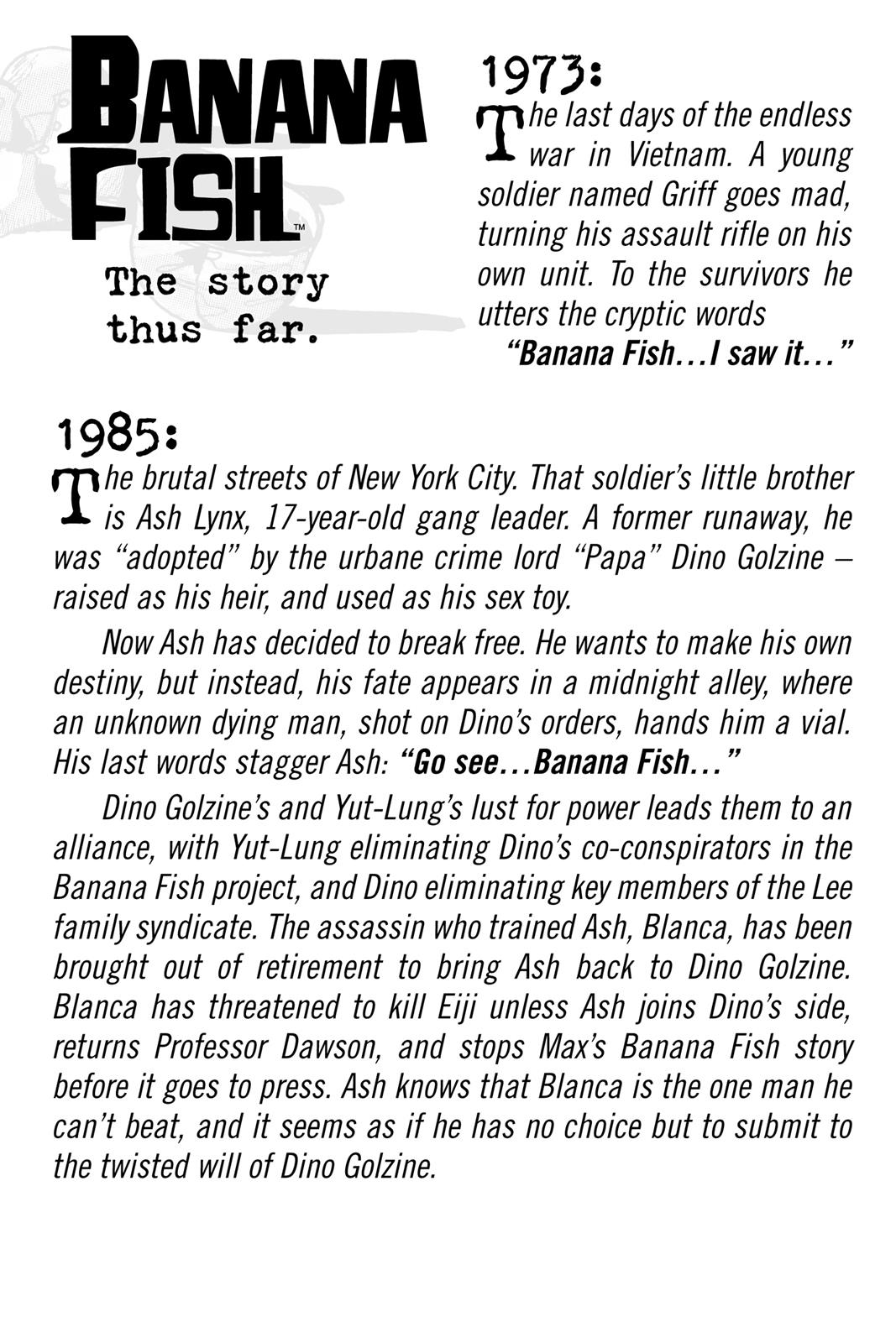 Read Banana Fish EN Manga Online