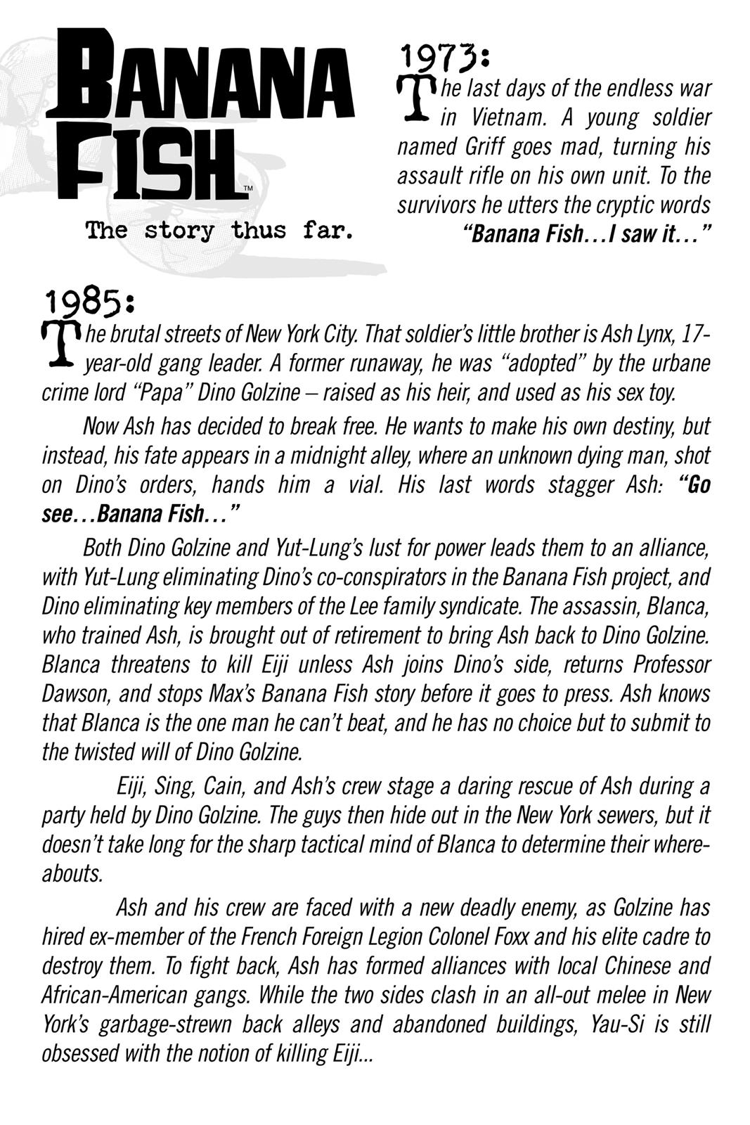 Read Banana Fish EN Manga Online