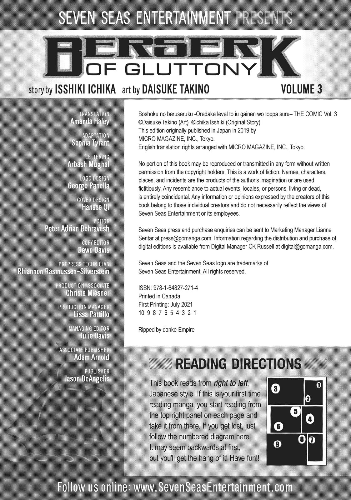 Read Berserk of Gluttony EN Manga Online