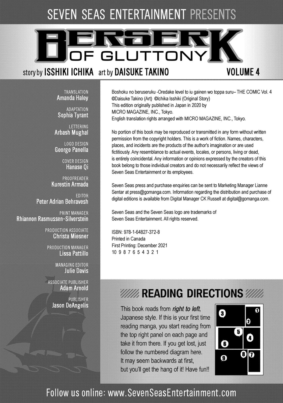 Read Berserk of Gluttony EN Manga Online