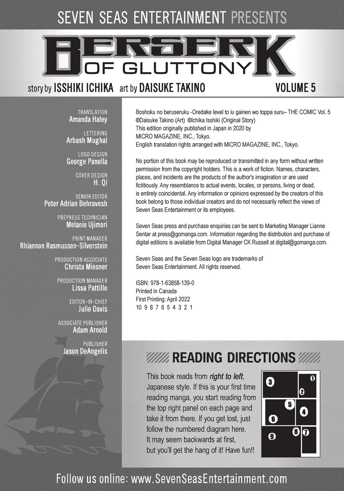 Read Berserk of Gluttony EN Manga Online