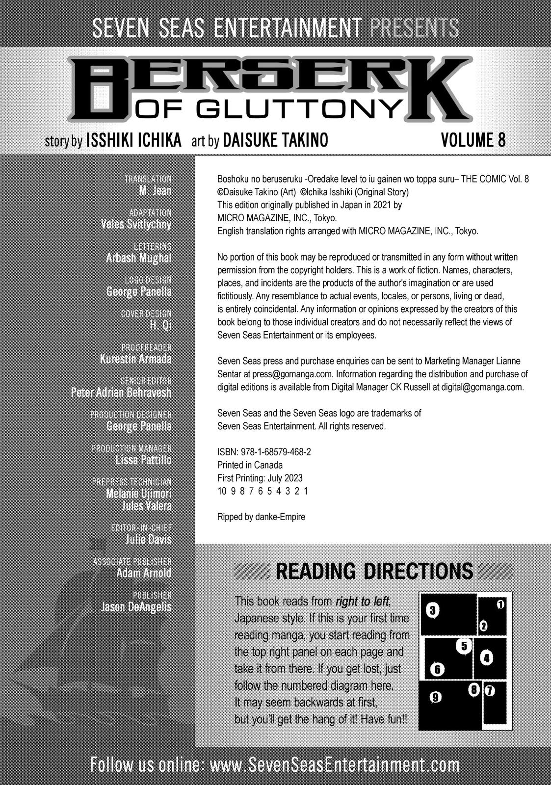 Read Berserk of Gluttony EN Manga Online