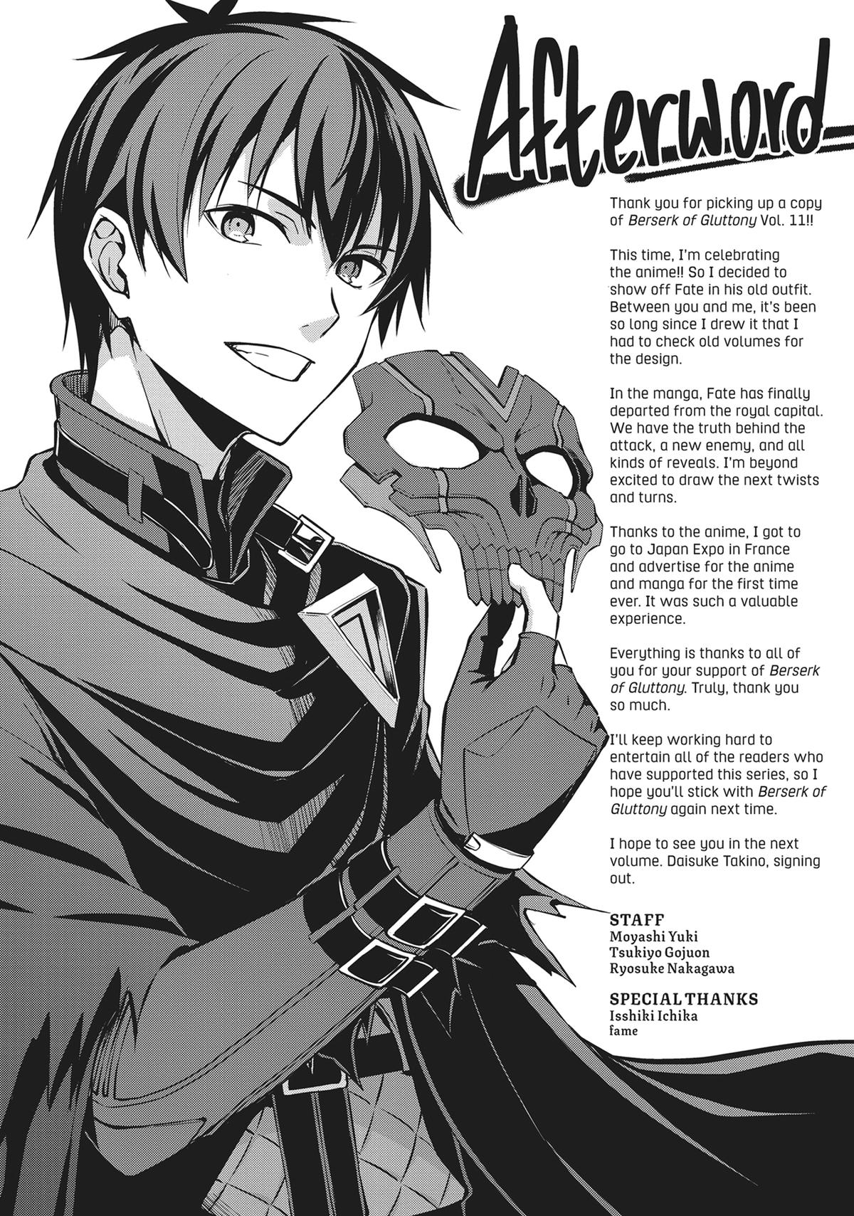 Read Berserk of Gluttony EN Manga Online