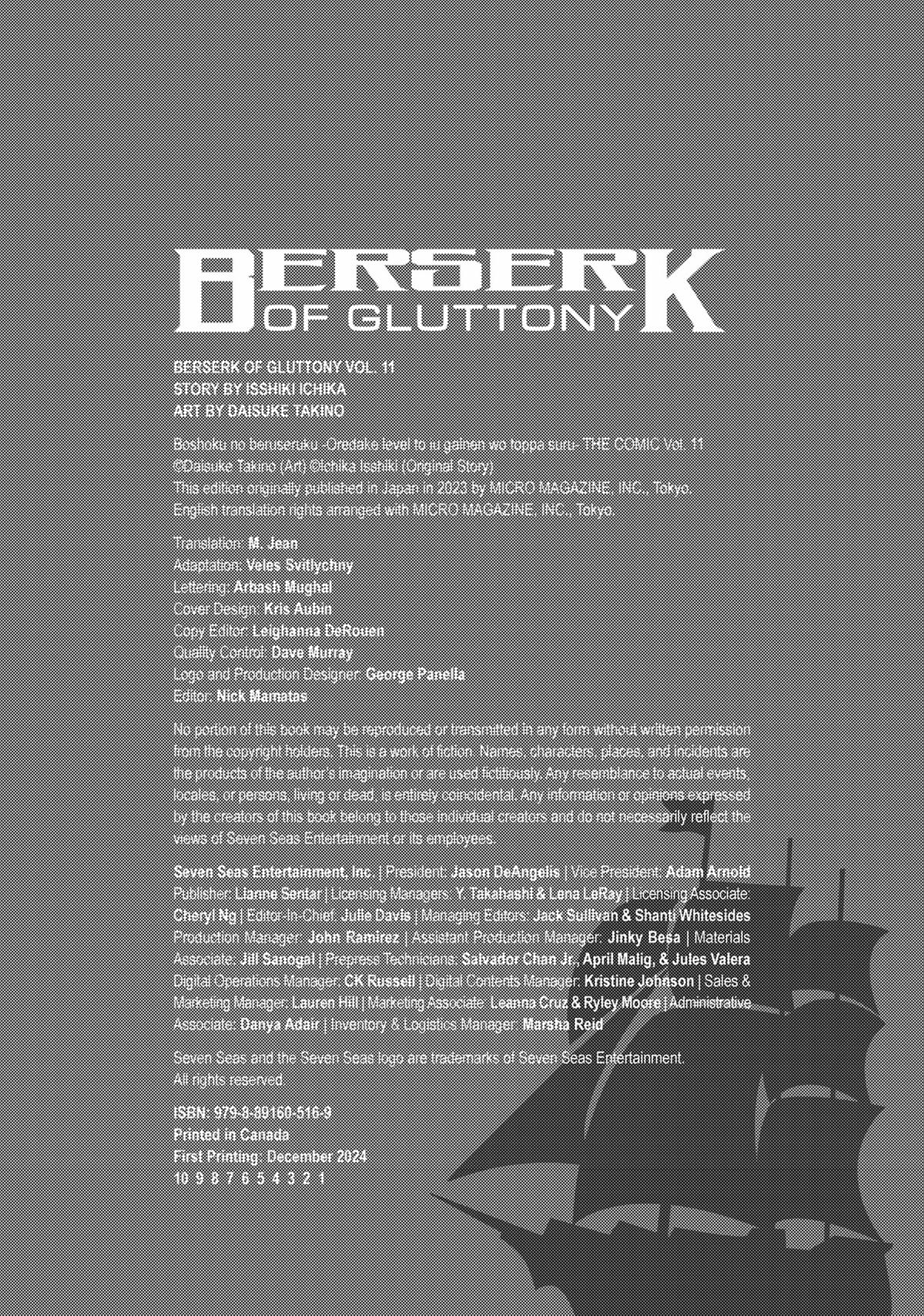 Read Berserk of Gluttony EN Manga Online