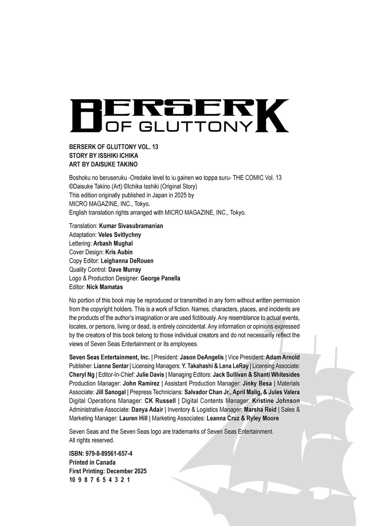 Read Berserk of Gluttony EN Manga Online