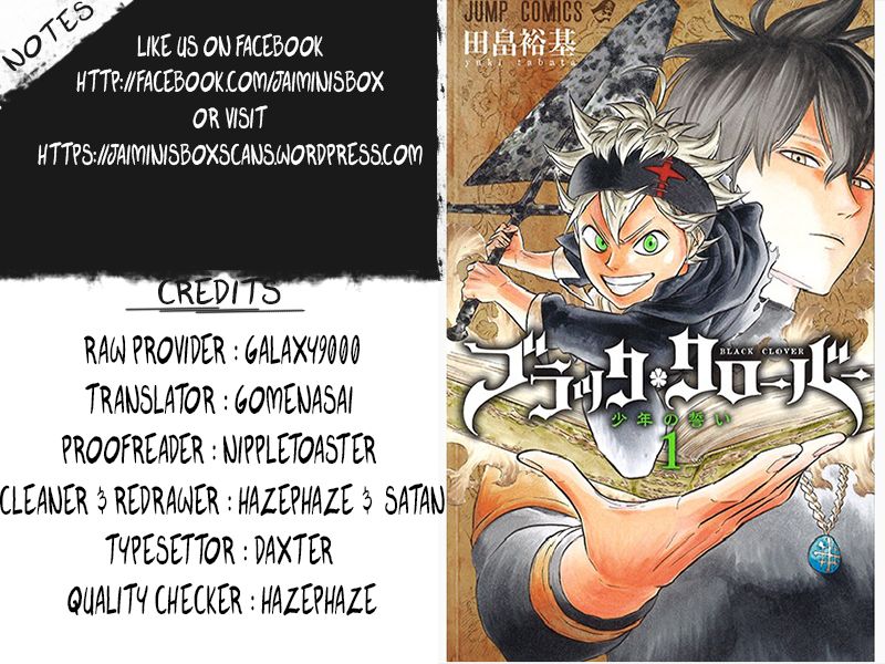 Read Black Clover EN Manga Online
