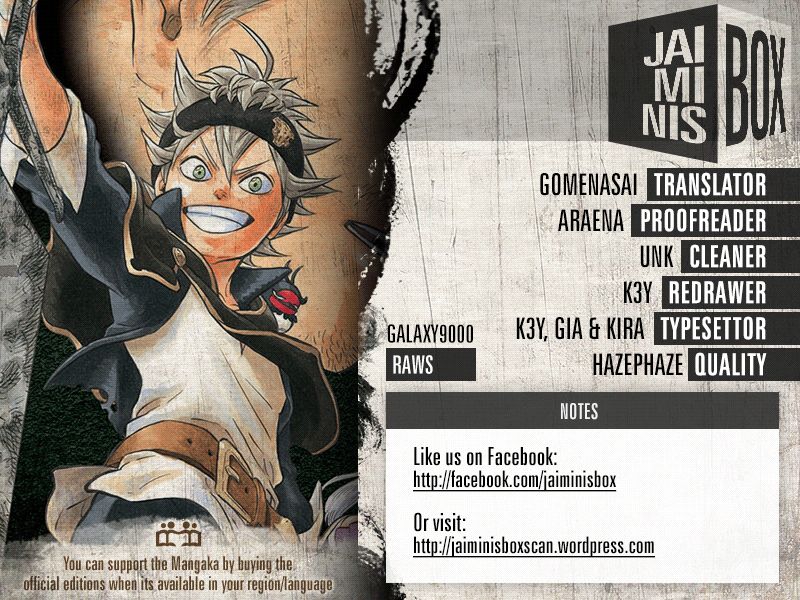 Read Black Clover EN Manga Online