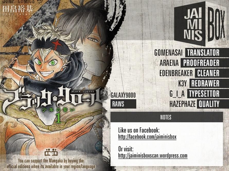 Read Black Clover EN Manga Online