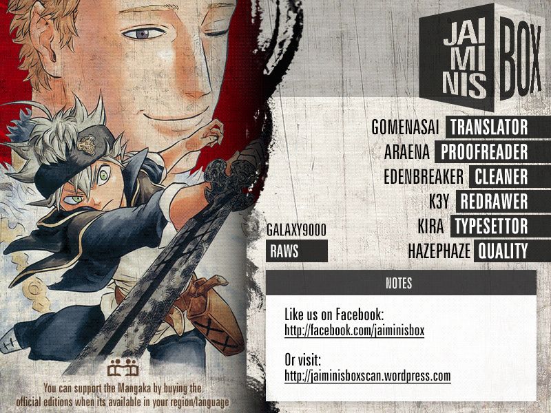 Read Black Clover EN Manga Online