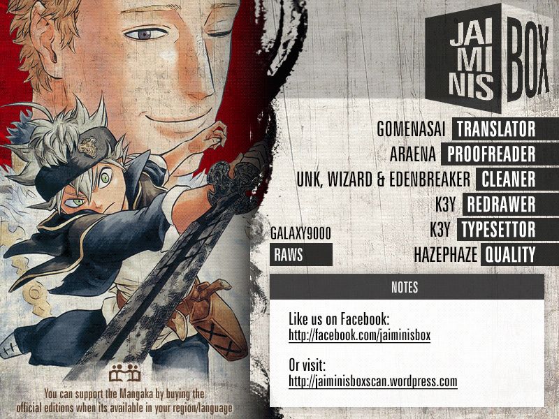 Read Black Clover EN Manga Online