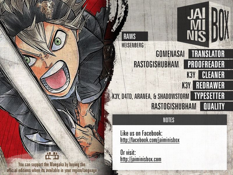 Read Black Clover EN Manga Online