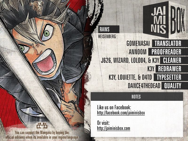 Read Black Clover EN Manga Online