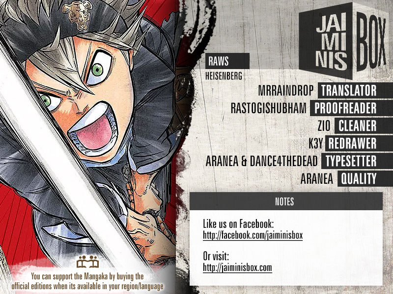 Read Black Clover EN Manga Online