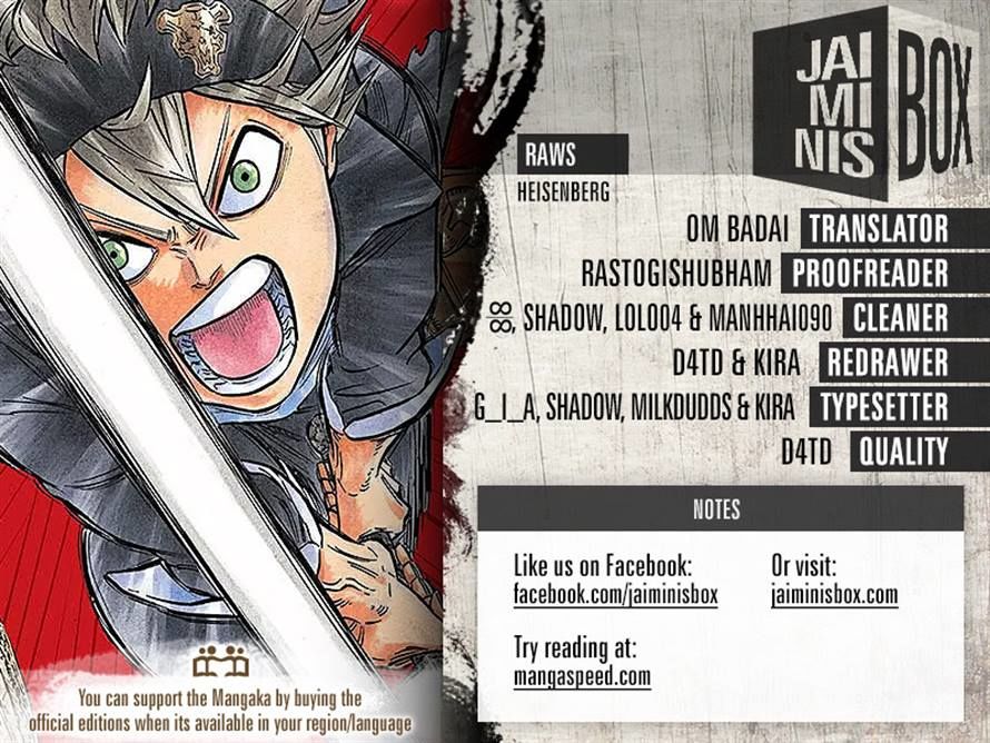 Read Black Clover EN Manga Online