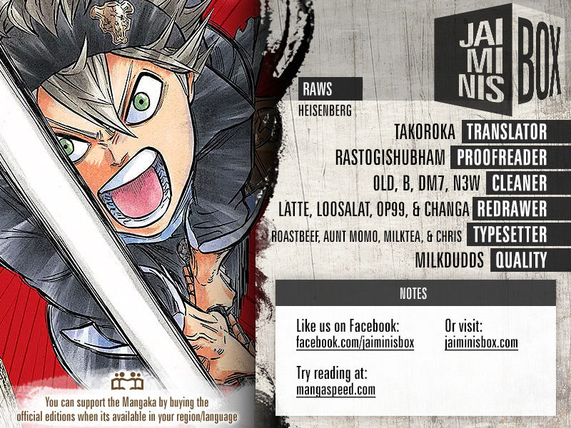 Read Black Clover EN Manga Online