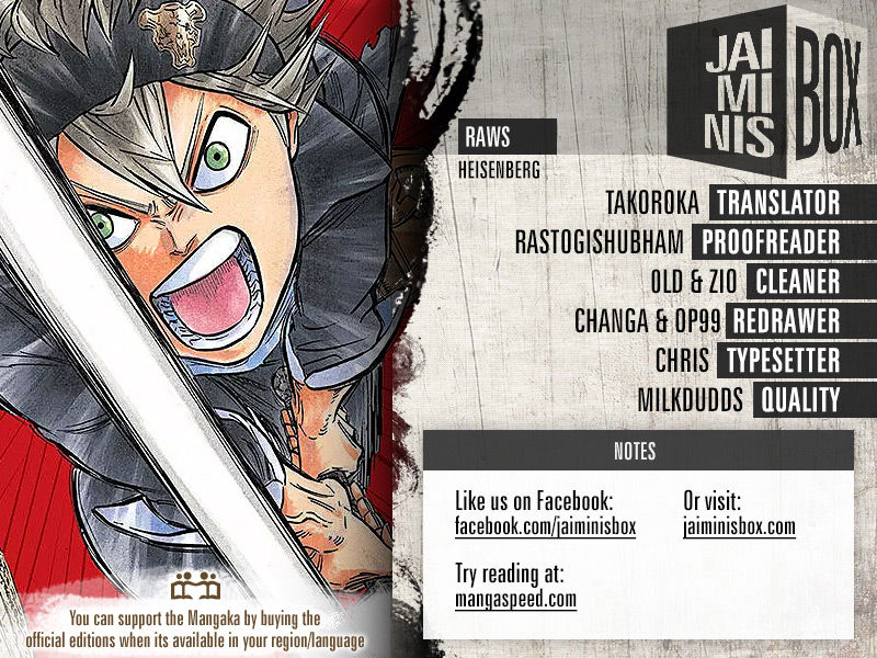 Read Black Clover EN Manga Online