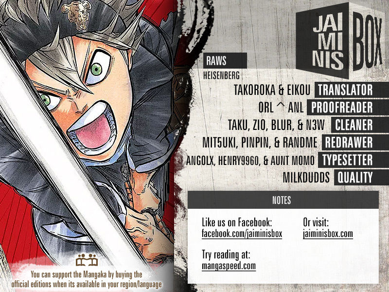 Read Black Clover EN Manga Online