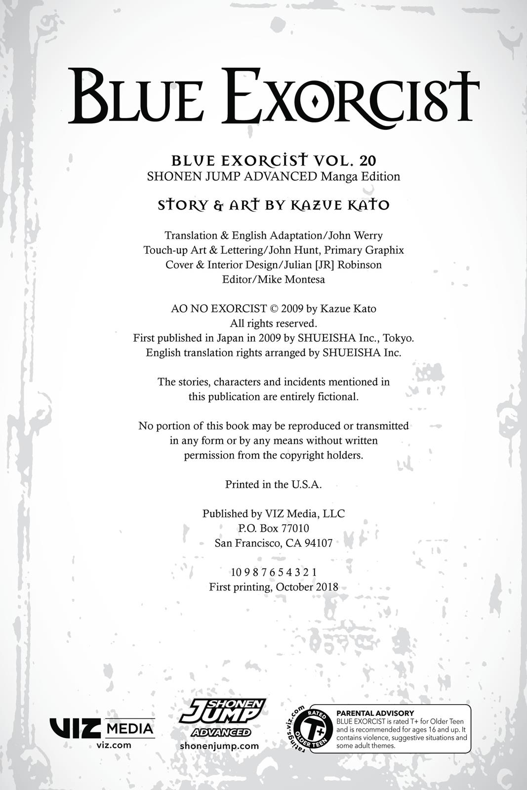 Read Blue Exorcist EN Manga Online