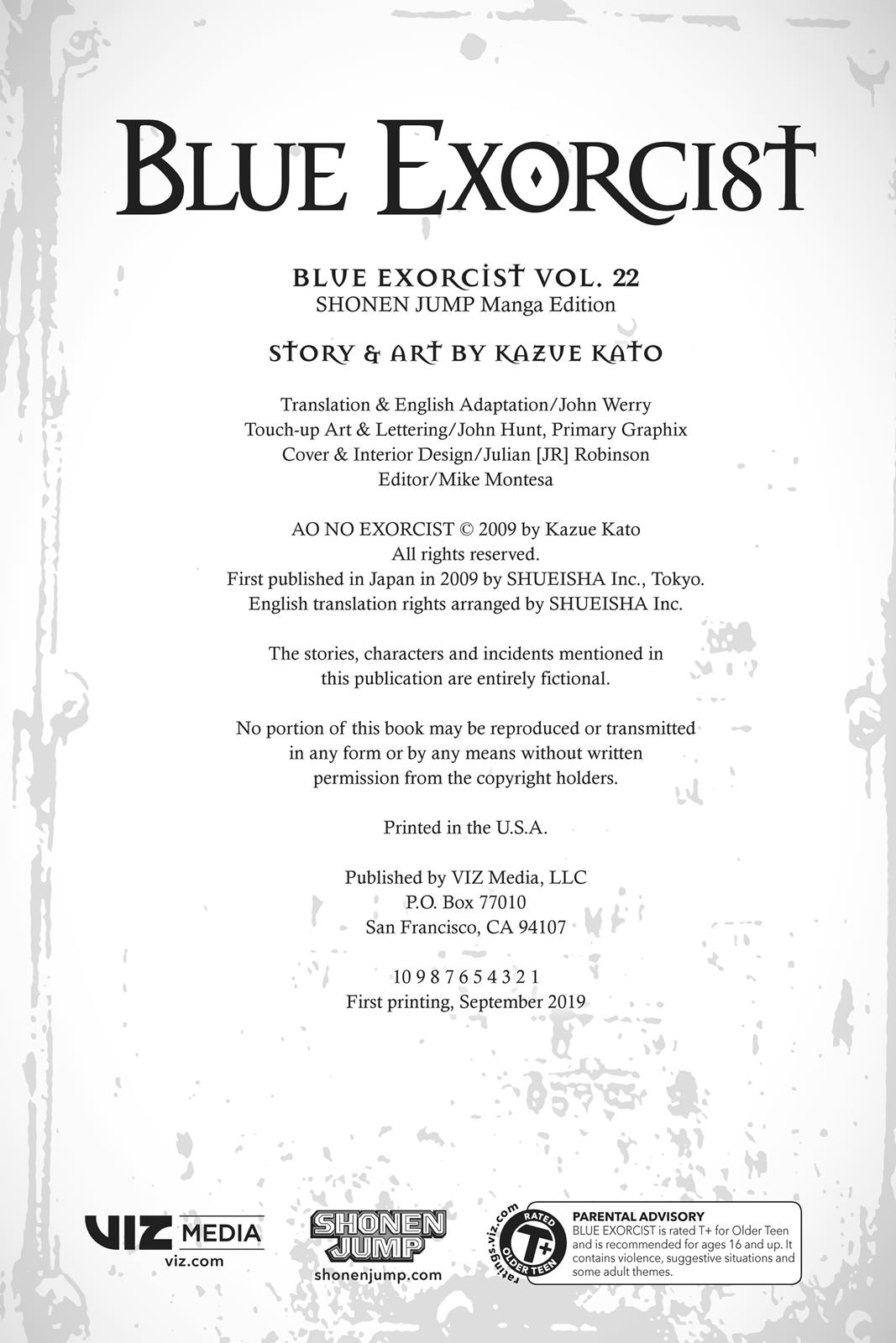 Read Blue Exorcist EN Manga Online