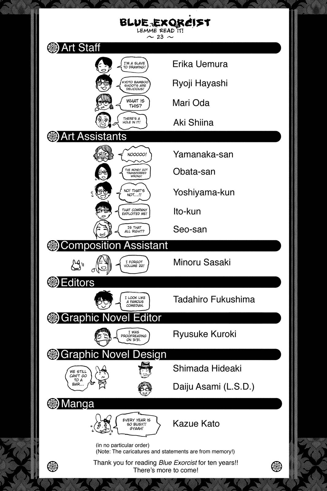 Read Blue Exorcist EN Manga Online