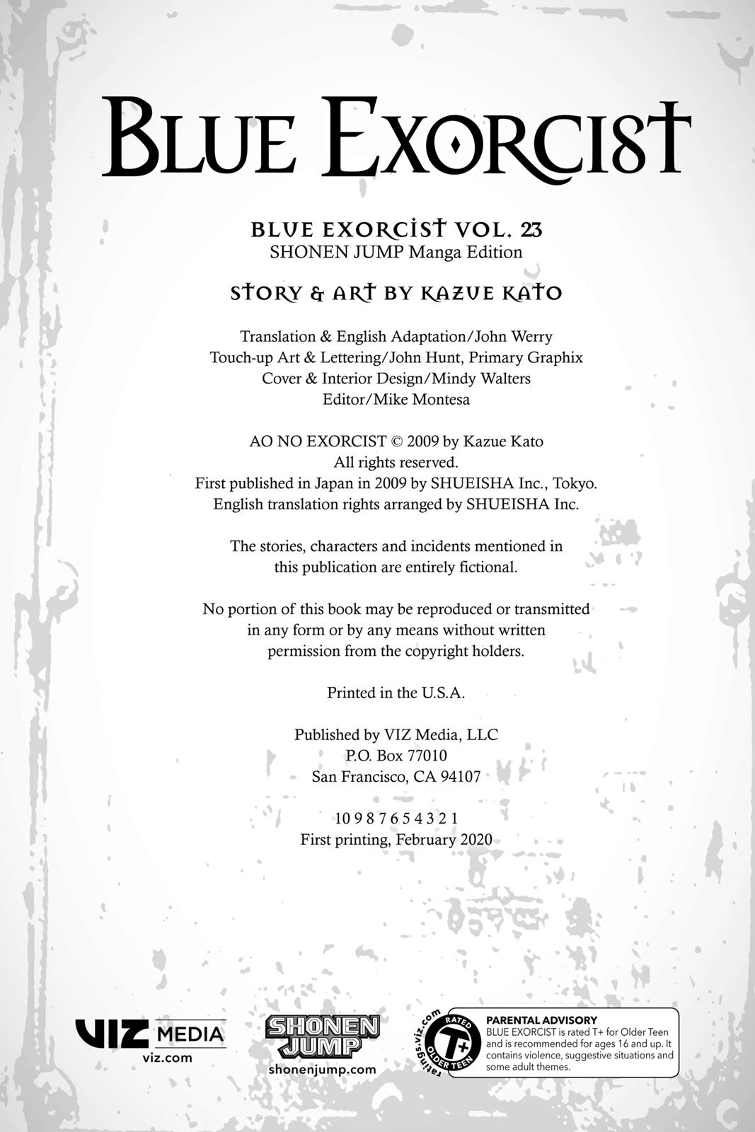 Read Blue Exorcist EN Manga Online