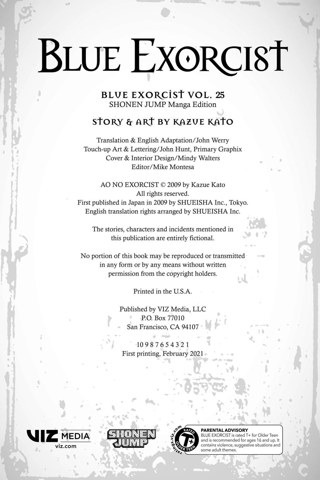 Read Blue Exorcist EN Manga Online