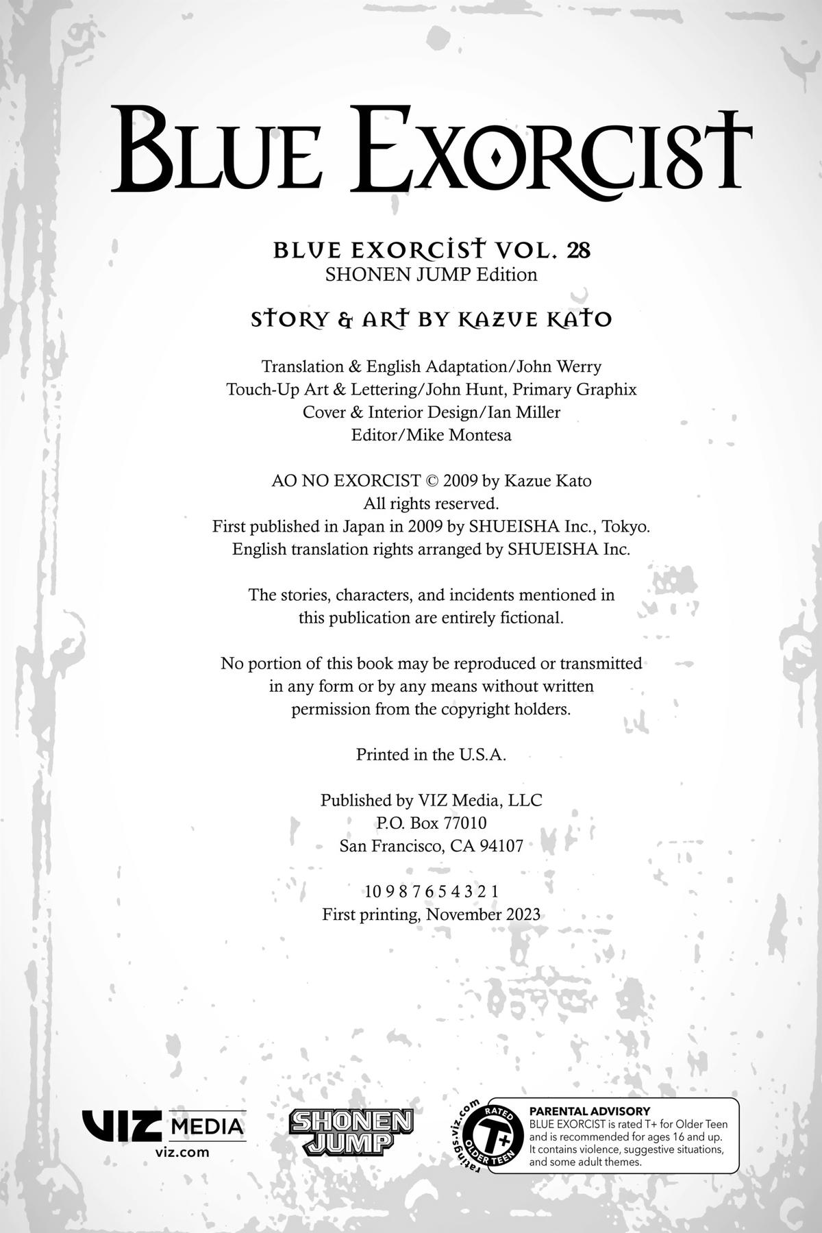 Read Blue Exorcist EN Manga Online