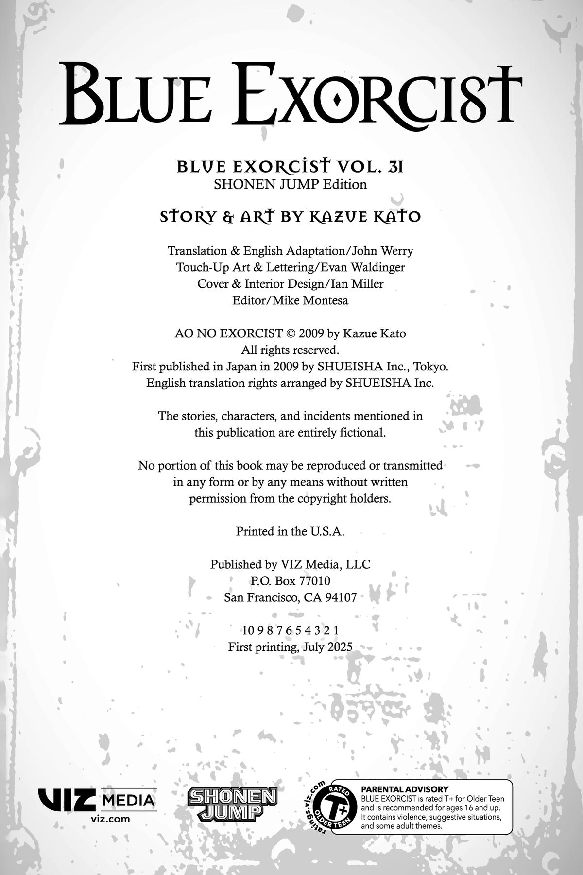 Read Blue Exorcist EN Manga Online