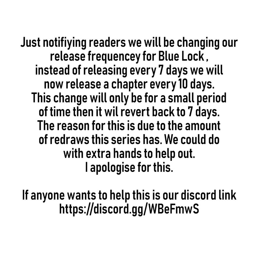 Read Blue Lock EN Manga Online