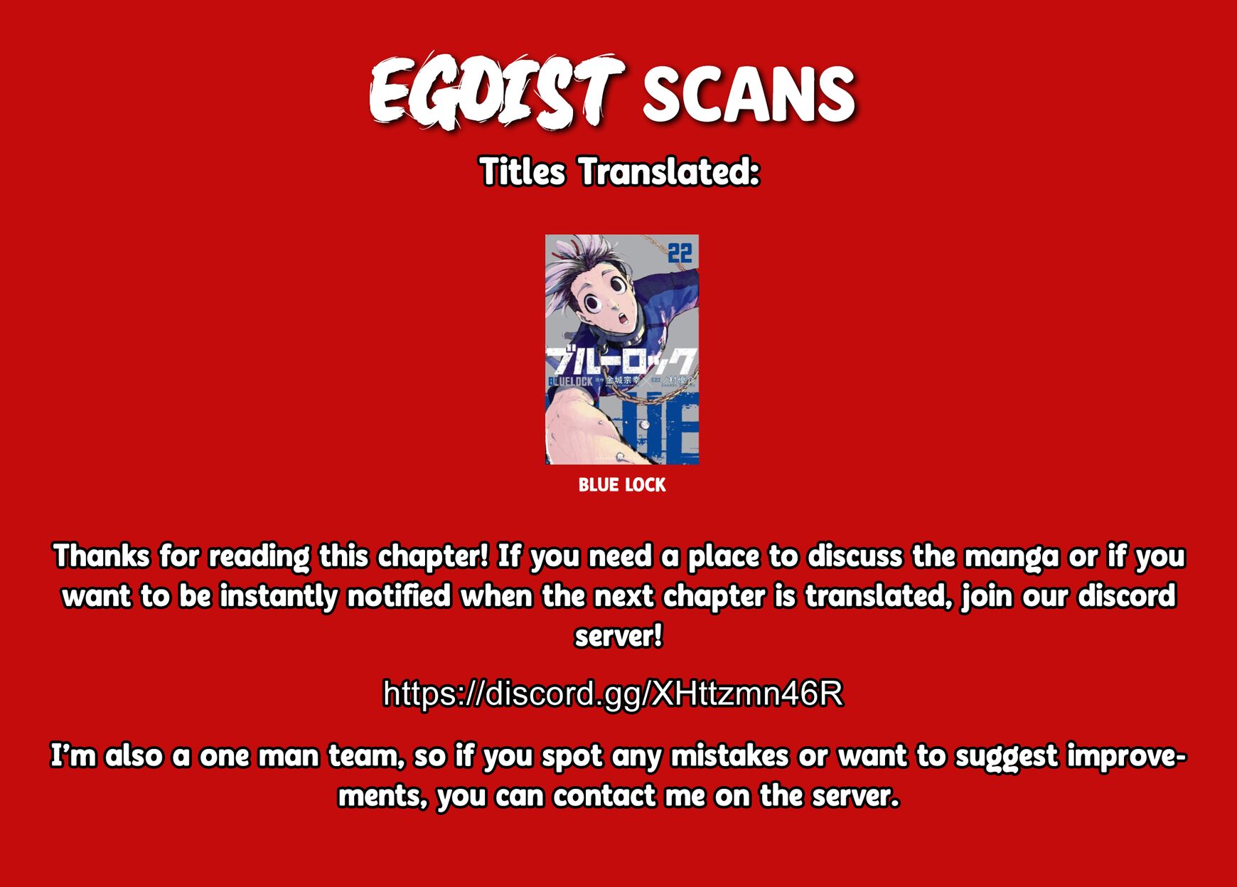 Read Blue Lock EN Manga Online