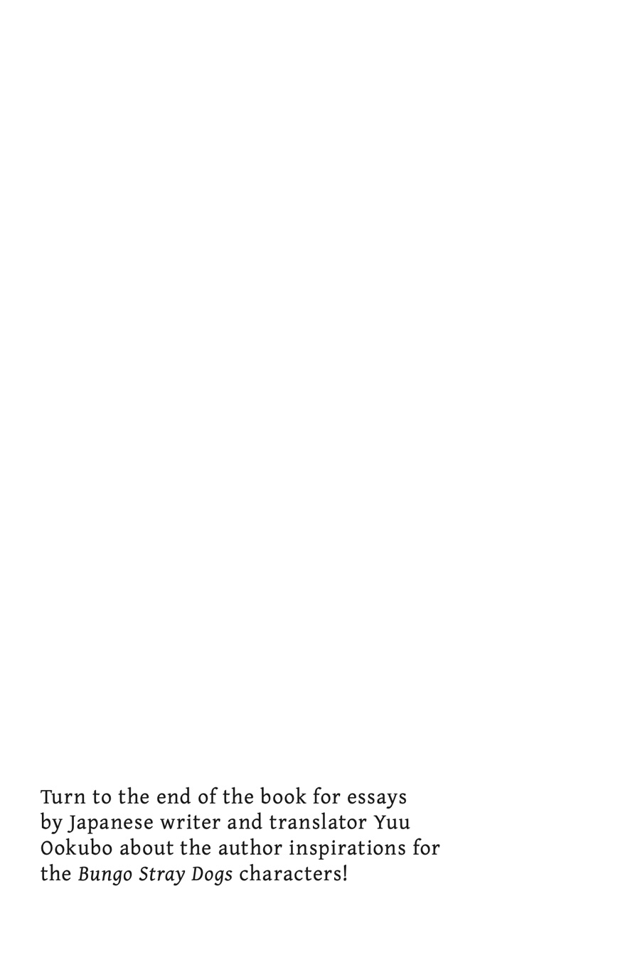 Read Bungo Stray Dog EN Manga Online