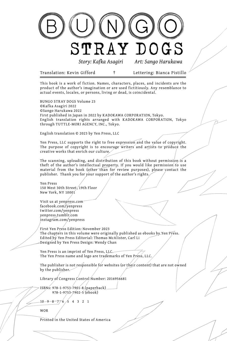 Read Bungo Stray Dog EN Manga Online