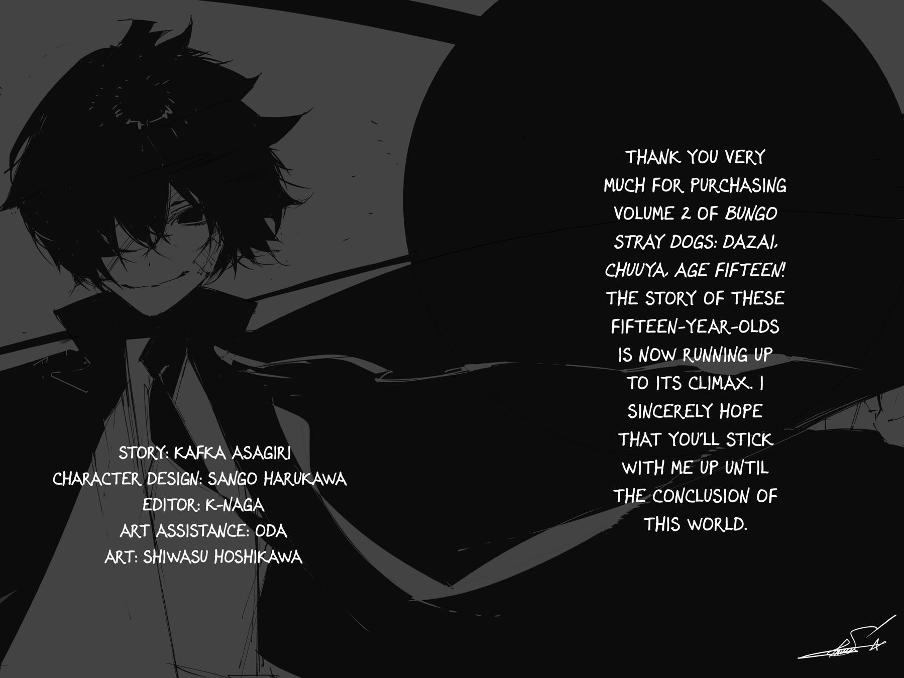 Read Bungo Stray Dogs Dazai, Chuuya, Age Fifteen EN Manga Online