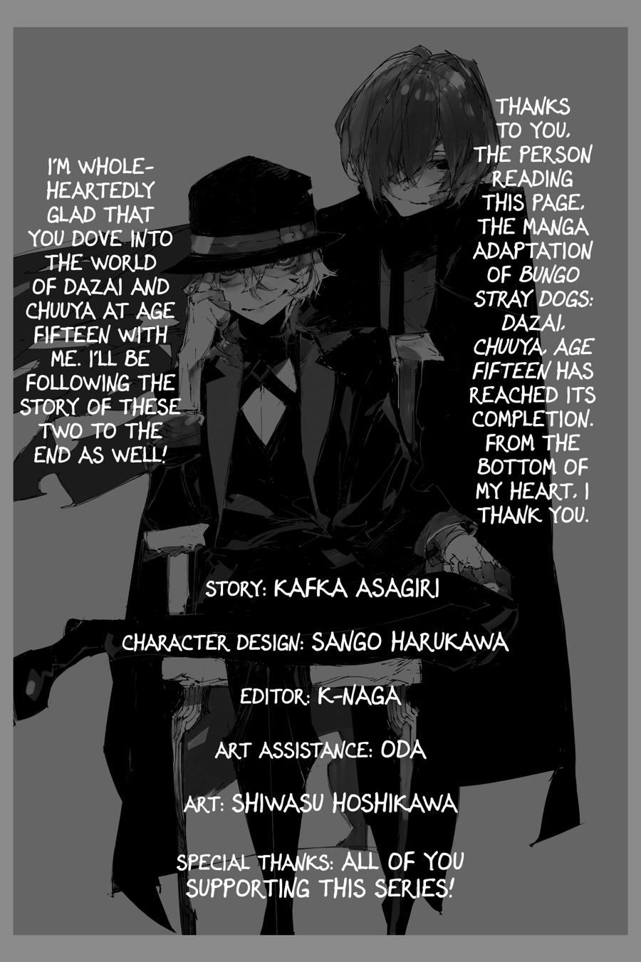 Read Bungo Stray Dogs Dazai, Chuuya, Age Fifteen EN Manga Online