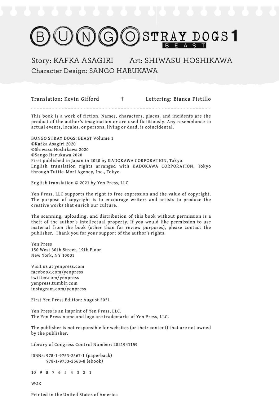 Read Bungo Stray DogsEN Manga Online