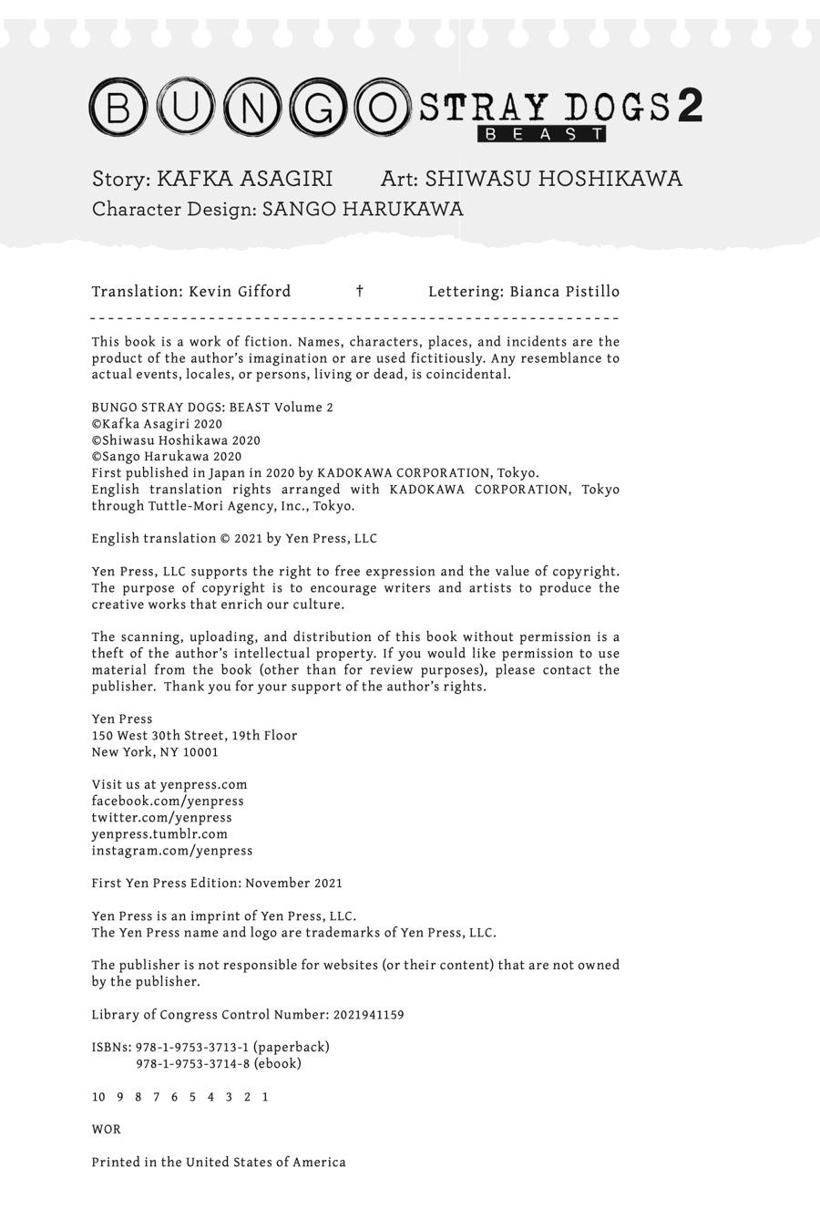 Read Bungo Stray DogsEN Manga Online