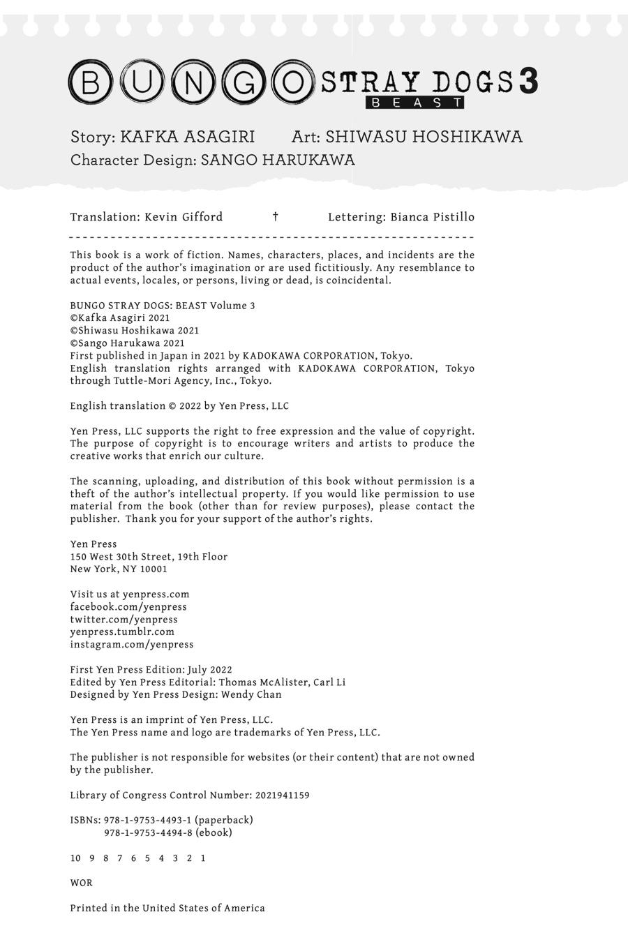 Read Bungo Stray DogsEN Manga Online