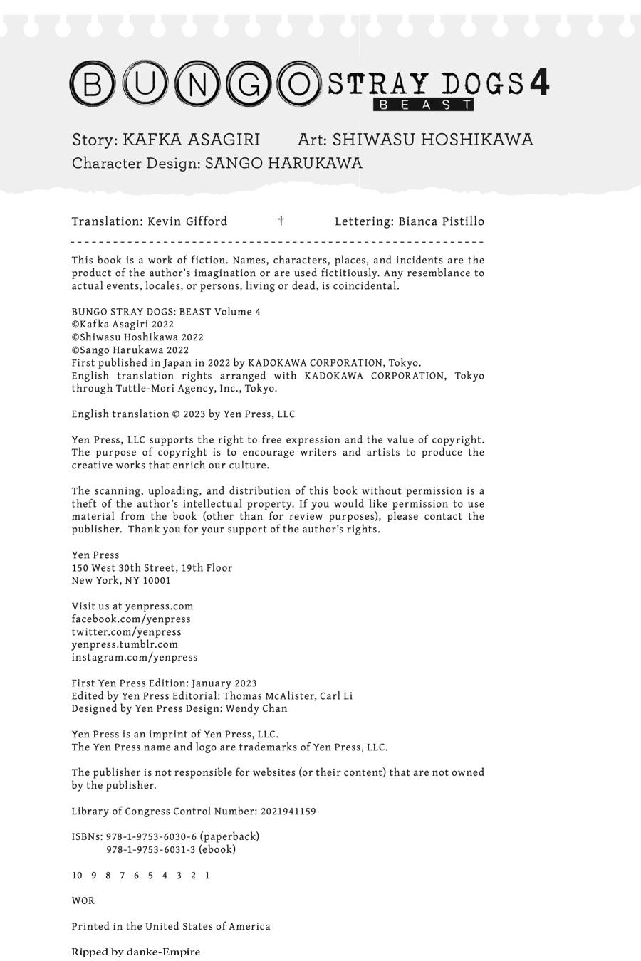 Read Bungo Stray DogsEN Manga Online