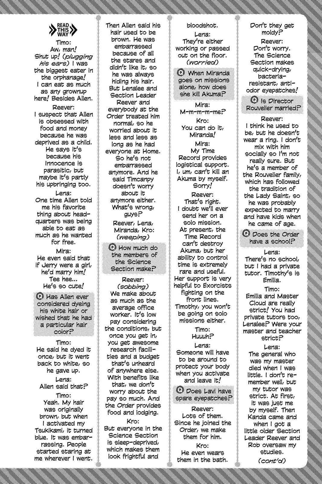 Read D.Gray Man EN Manga Online