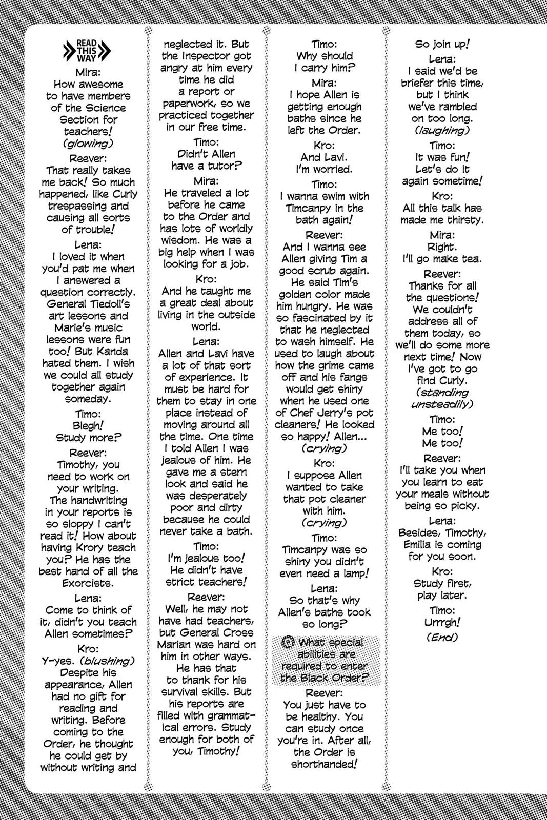 Read D.Gray Man EN Manga Online