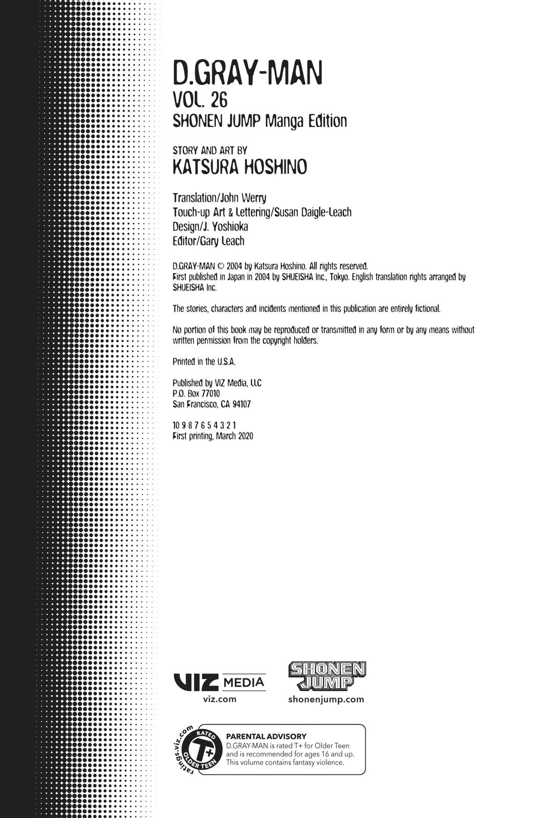 Read D.Gray Man EN Manga Online