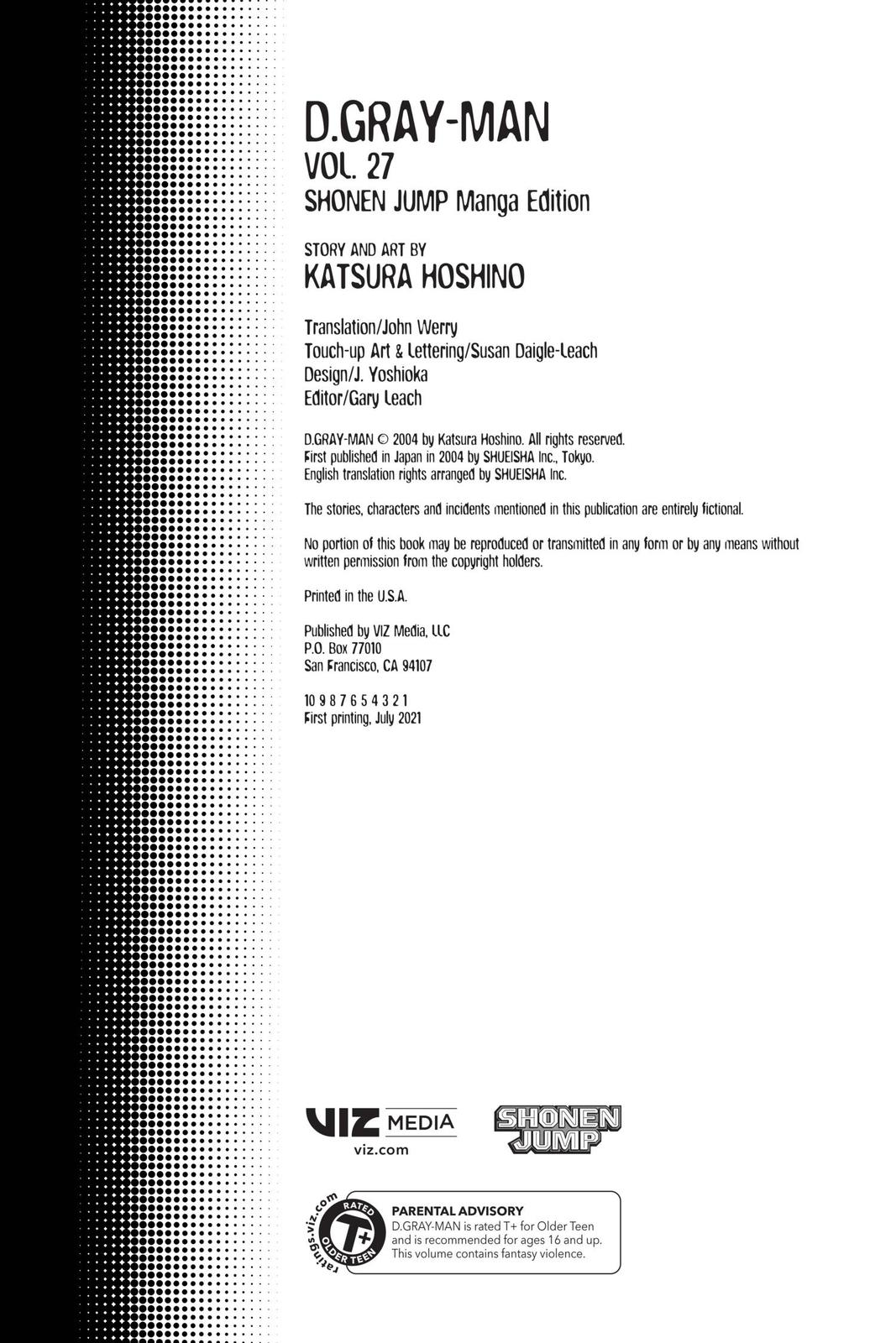 Read D.Gray Man EN Manga Online